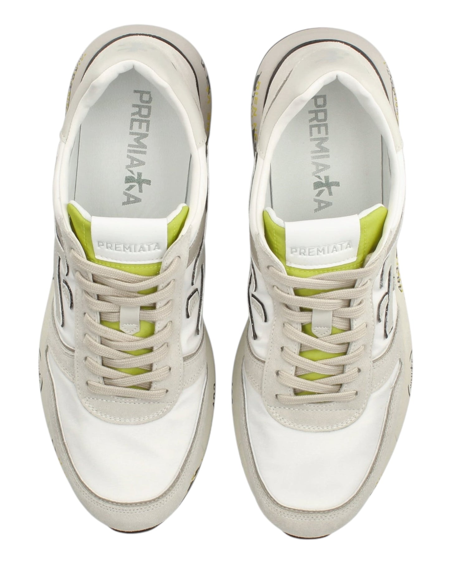 PREMIATA MICK 7212 IN CAMOSCIO GRIGIO/BIANCO