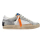 CRIME LONDON SK8 IN PELLE BIANCO/GRIGIO
