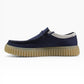 CLARKS TORHILL CANVAS NAVY BLU