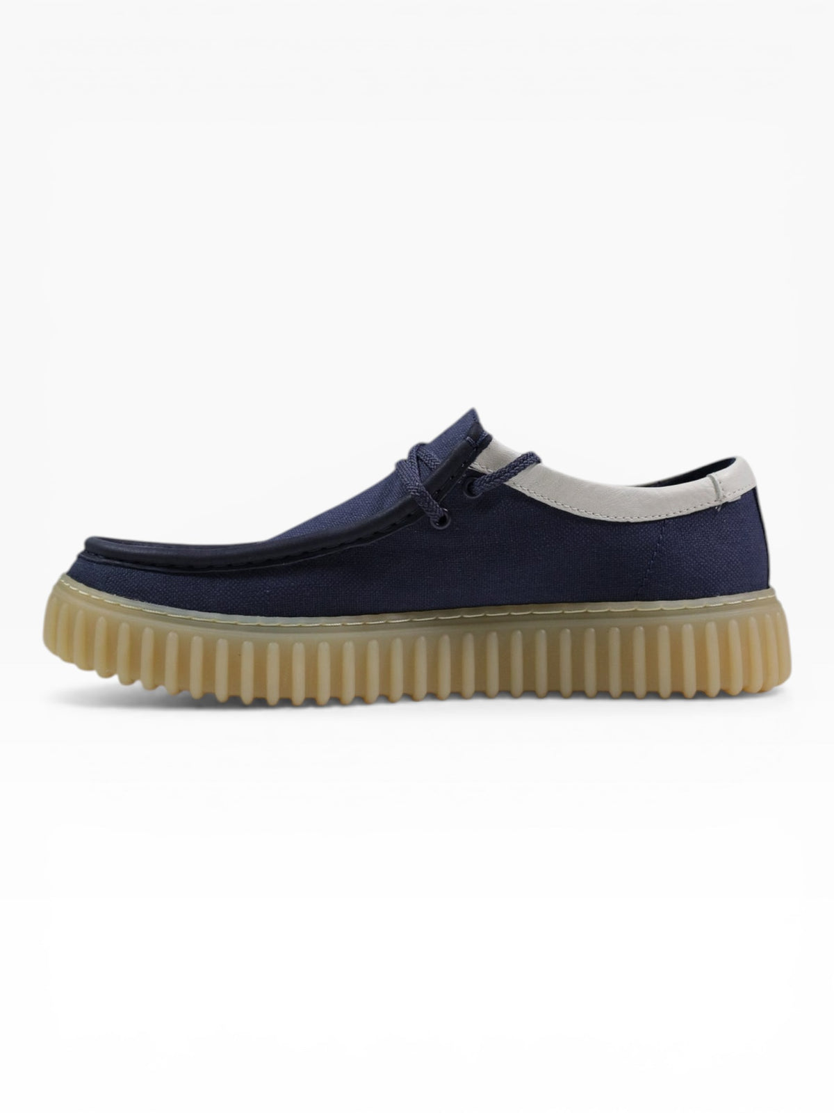 CLARKS TORHILL CANVAS NAVY BLU