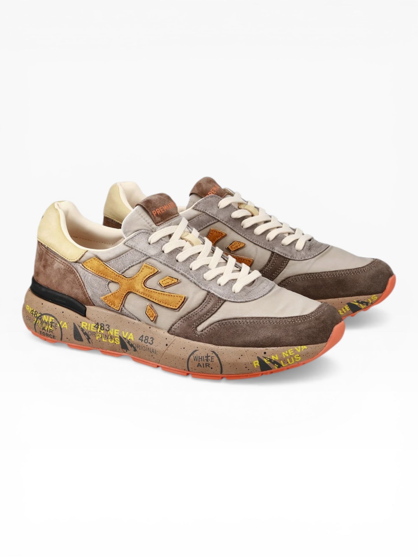 PREMIATA MICK 7866 BEIGE/ARANCIO