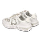 PREMIATA CASSIE 7385 IN PELLE TRAFORATA BIANCA