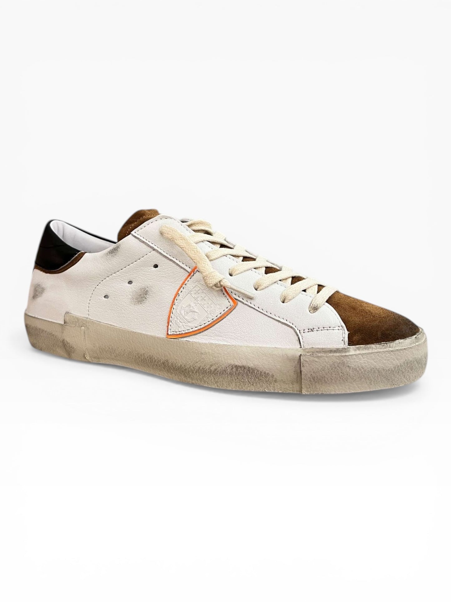 PHILIPPE MODEL PRLU WX38 BIANCO/CUOIO