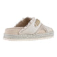 MOU CRISS CROSS SANDAL IN CANVAS BIANCA