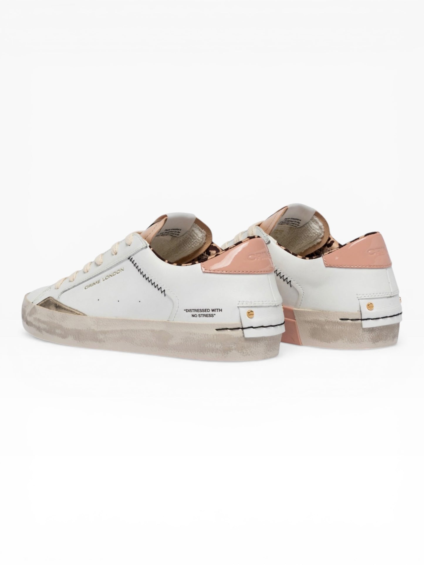 CRIME LONDON DISTRESSED 29008 BIANCO/ROSA