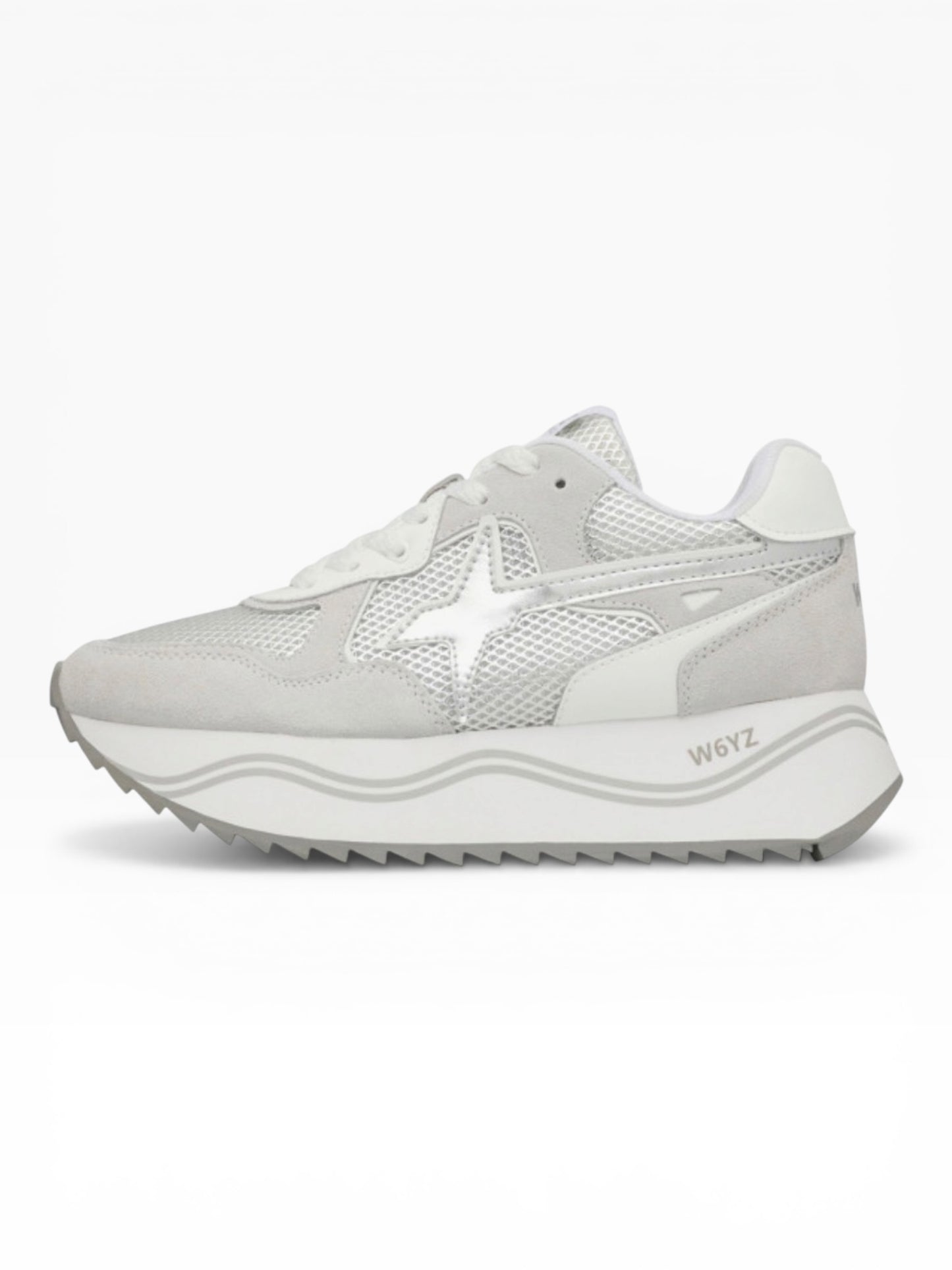 W6YZ DEVA SUEDE 1N35 GRIGIO/ ARGENTO