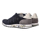 PREMIATA ERIC 6142 IN CAMOSCIO TRAFORATO BLU TALLONE GRIGIO