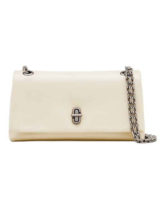 MARC JACOBS THE DUAL CHAIN MINI BAG IN PELLE PANNA