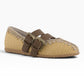 MOU BALLERINA RAFIA BEIGE MARRONE
