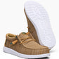 HEY DUDE WALLY STR SOX 2LI BONE BROWN