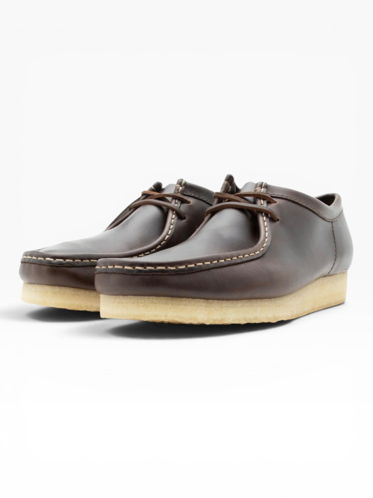 CLARKS WALLABEE DARK BROWN