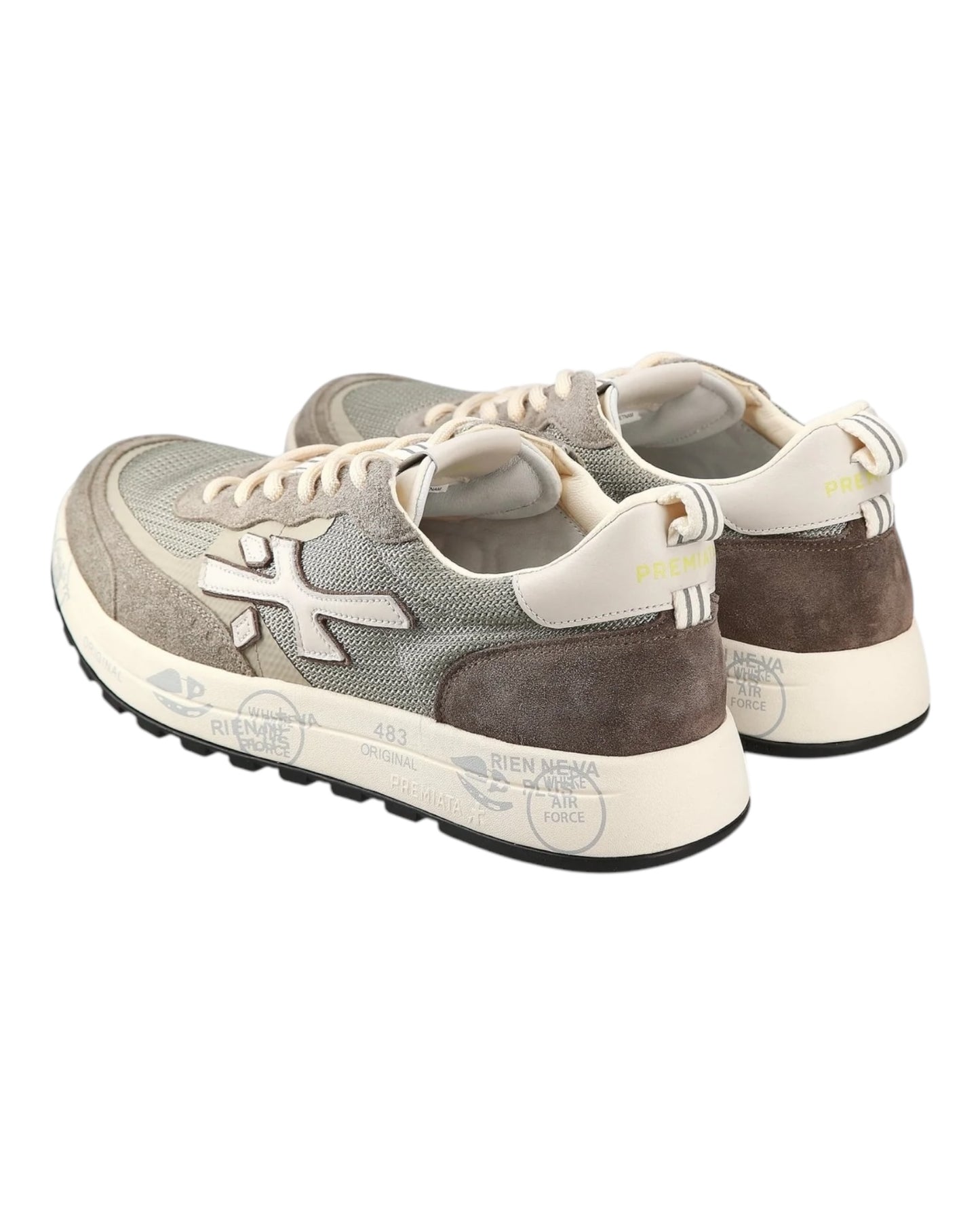 PREMIATA 6655 NOUS IN CAMOSCIO E TELA VERDE