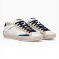 CRIME LONDON DISTRESSED 19003 BIANCO/BLU
