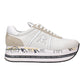 PREMIATA BETH 5603 IN PELLE BIANCA
