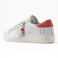 DATE HILL LOW CALF WHITE/CORAL