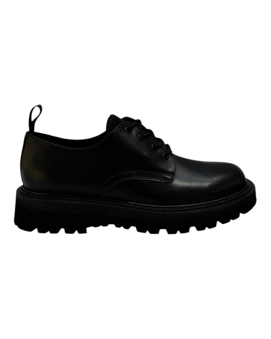 WOOLRICH NEW CITY IN PELLE NERA