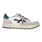 PREMIATA NOUS 7231 IN CAMOSCIO E TELA GRIGIO/BIANCO/VERDE