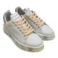 PREMIATA BELLE 6709 PELLE BIANCA TALLONCINO FLOWER