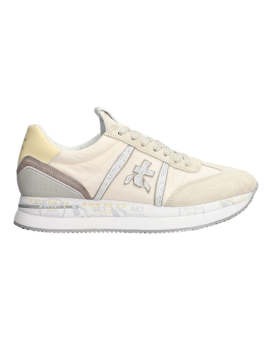 PREMIATA CONNY 6671 IN CAMOSCIO BEIGE
