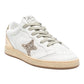 AMA BRAND 4115 SUN IN PELLE BIANCA TALLONE E LOGO IN ORO