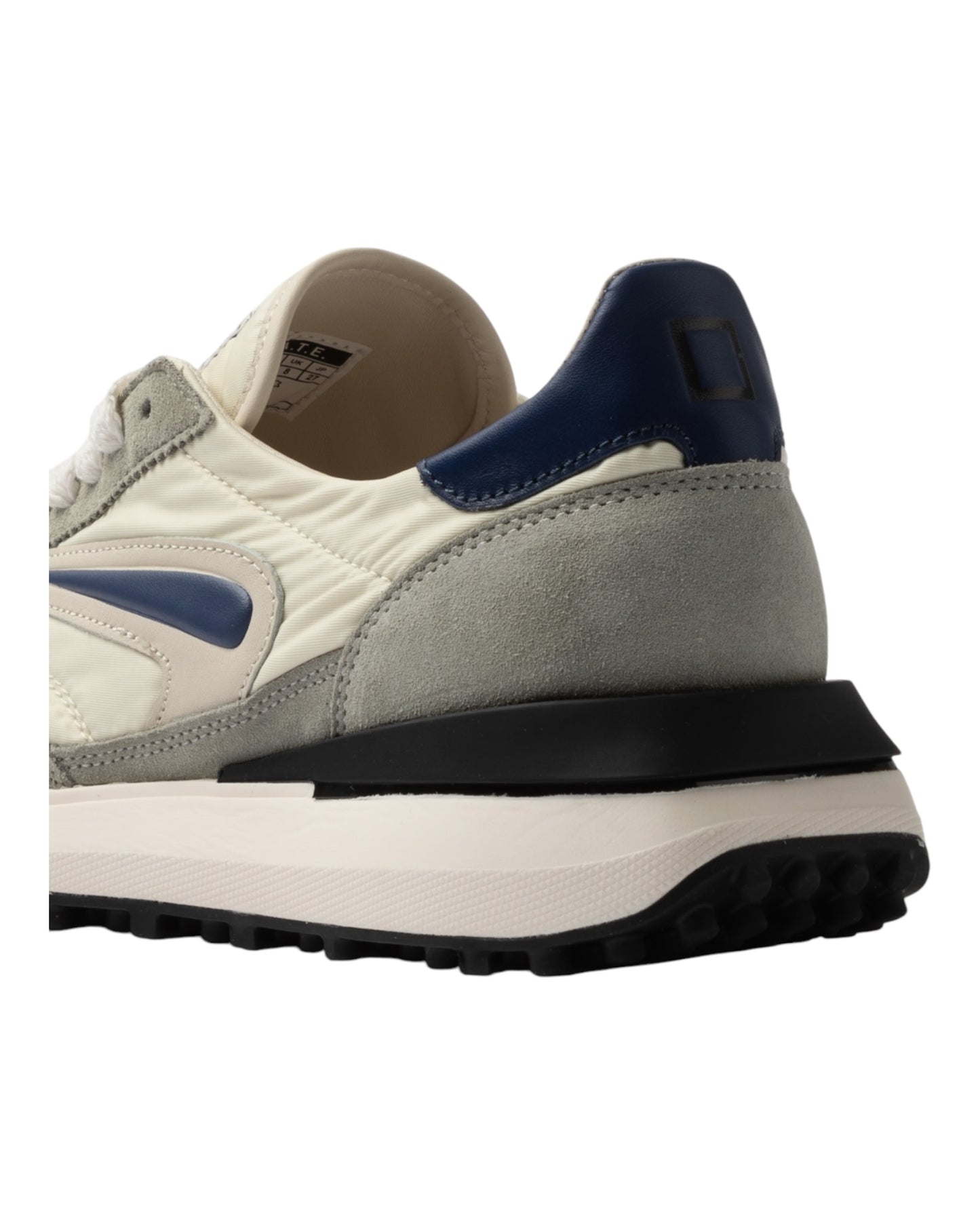 DATE ATHLETA IN CAMOSCIO E TESUUTO GRIGIO/BEIGE