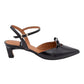 ANGEL ALARCON 050480A CHANEL CON FIOCCHETTO IN PELLE LUCIDA NERA