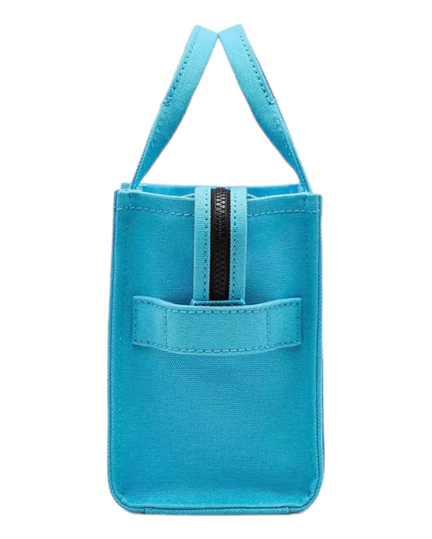 MARC JACOBS THE TOTE BAG CANVAS SMALL AZZURRO