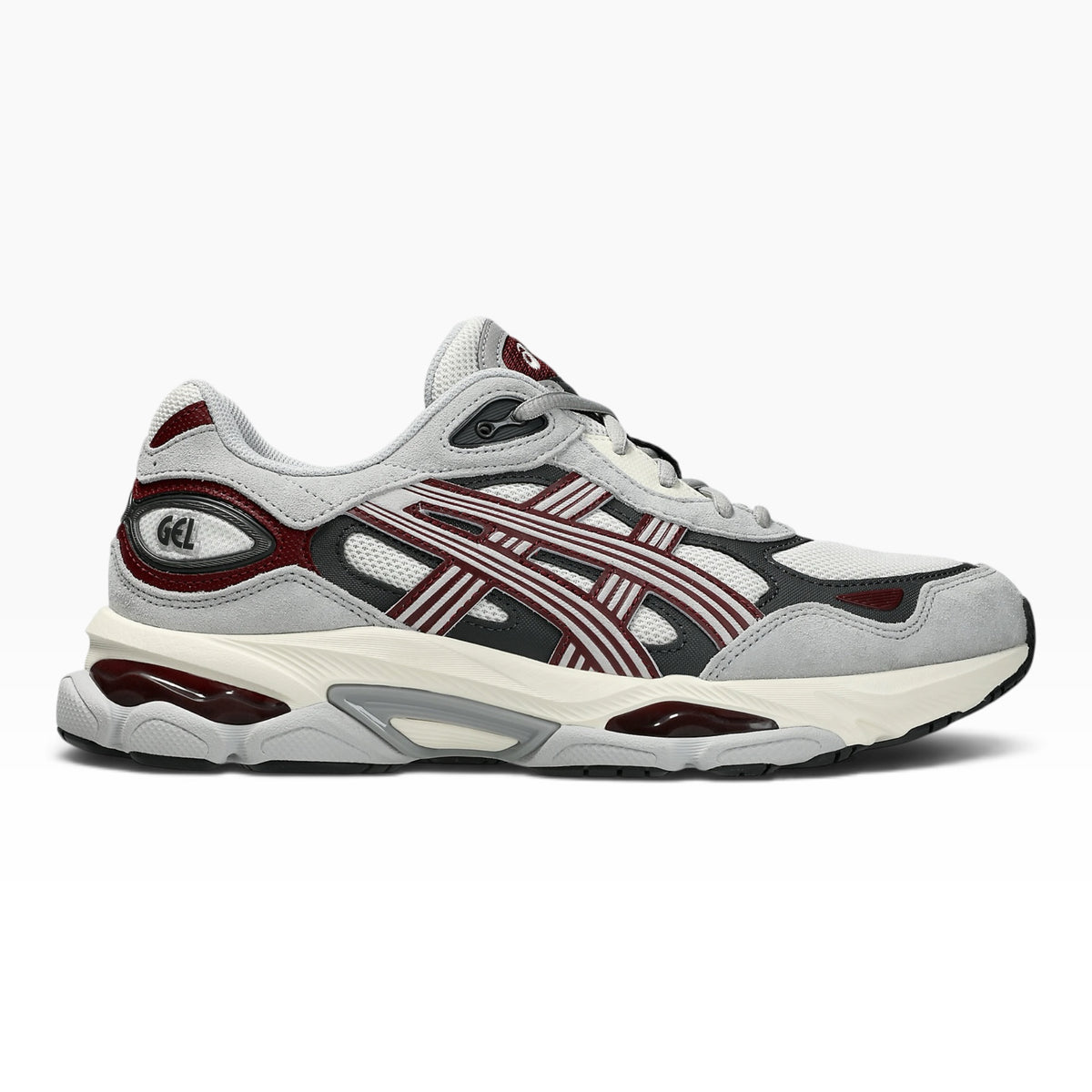 ASICS GEL NYC 2.0 106 GRY/ BORDEAUX UOMO