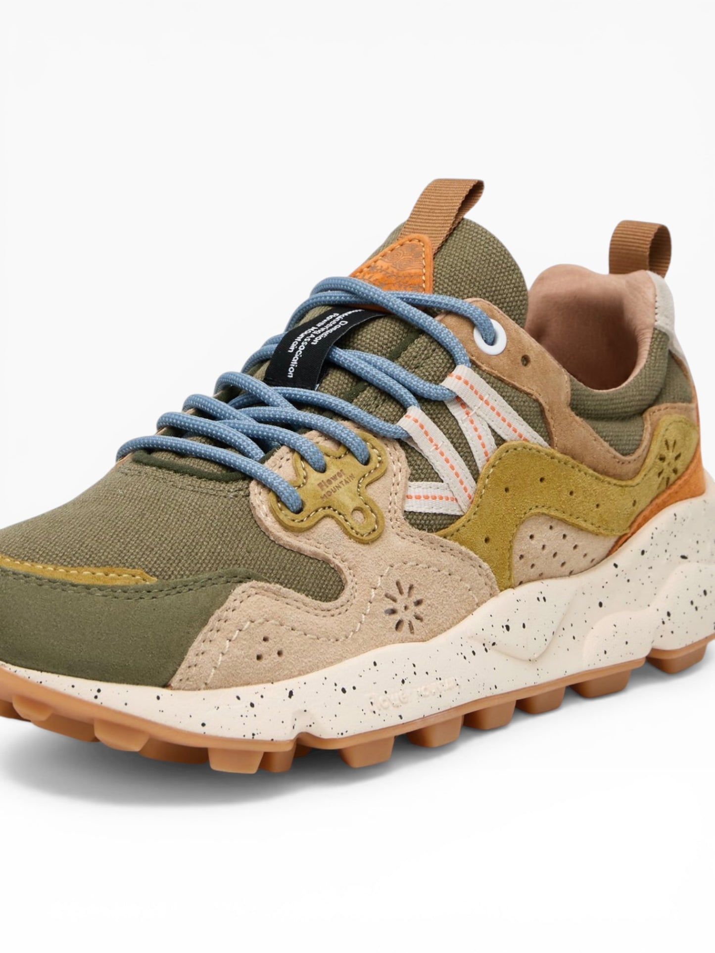 FLOWER MOUNTAIN YAMA 1F06 VERDE/BEIGE