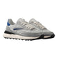 DATE ATHLETA IN CAMOSCIO E TESUUTO GRIGIO TALLONCINO BLU