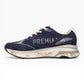 PREMIATA MOERUN 7306 IN CAMOSCIO E TESSUTO BLU