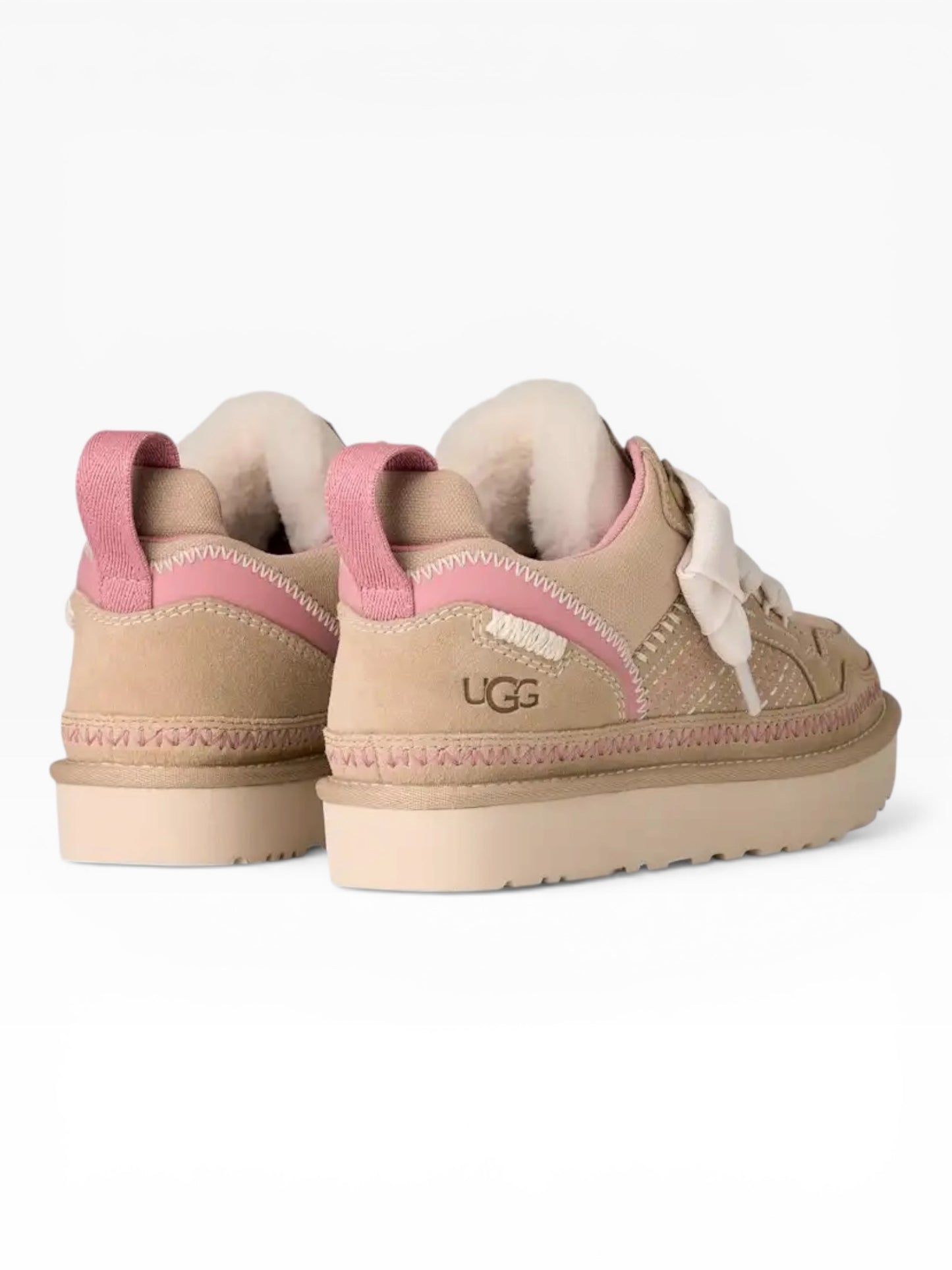 UGG SNEAKERS LOWMEL MEADOW BEIGE/ROSA