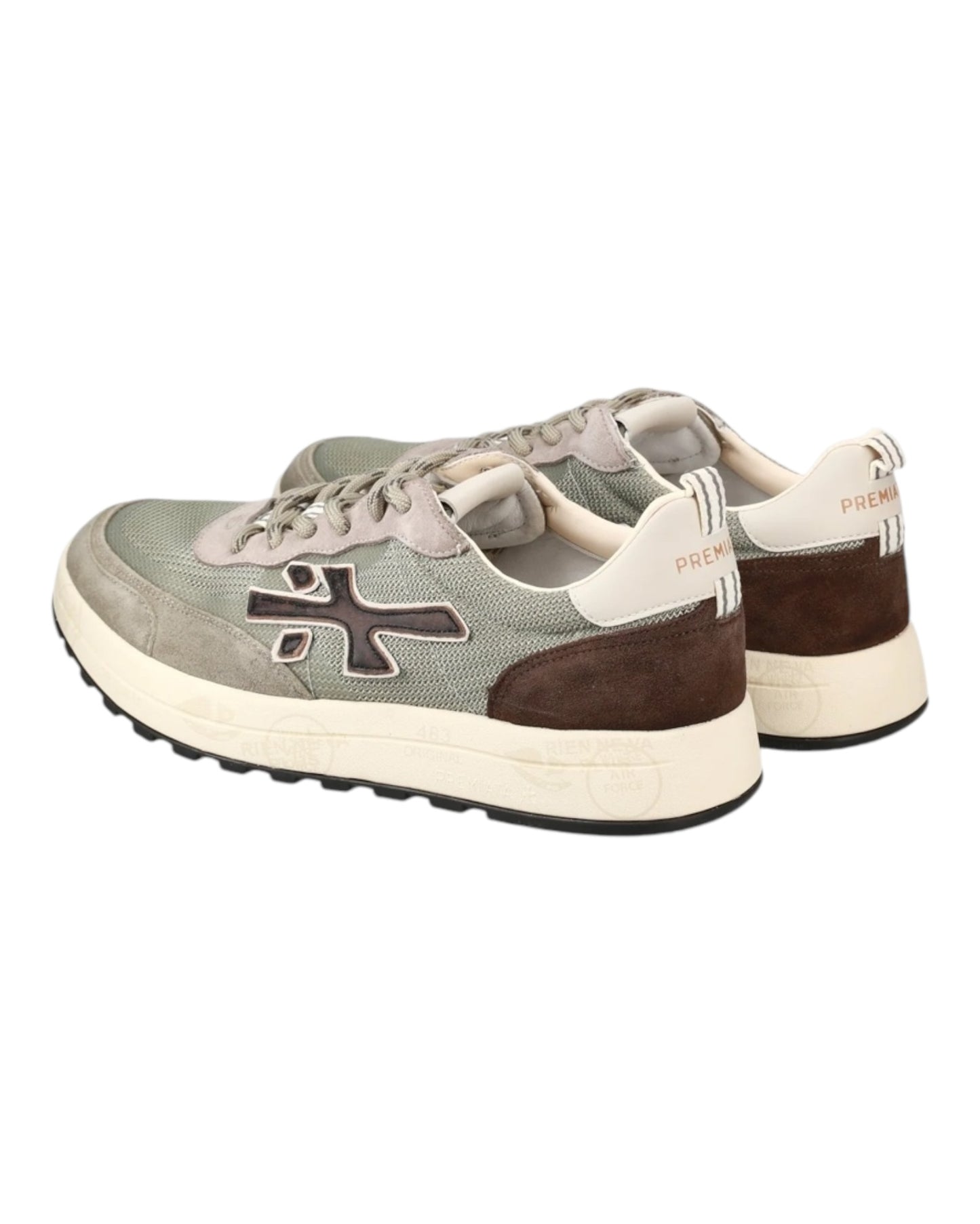 PREMIATA NOUS 6855 INCAMOSCIO/TESSUTO VERDE