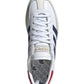 ADIDAS SPEZIAL IN PELLE BIANCA CON BANDE E TALLONE BLU/ROSSO