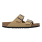BIRKENSTOCK ARIZONA BIRKIBUC NABUCK LATTE CREAM (BEIGE)