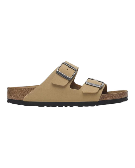 BIRKENSTOCK ARIZONA BIRKIBUC NABUCK LATTE CREAM (BEIGE)