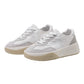 KEH-NOO 9755 SNEAKERS PLATFORM IN CAMOSCIO BEIGE/BIANCA