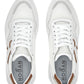 HOGAN 371HXM IN PELLE BIANCA/CUOIO