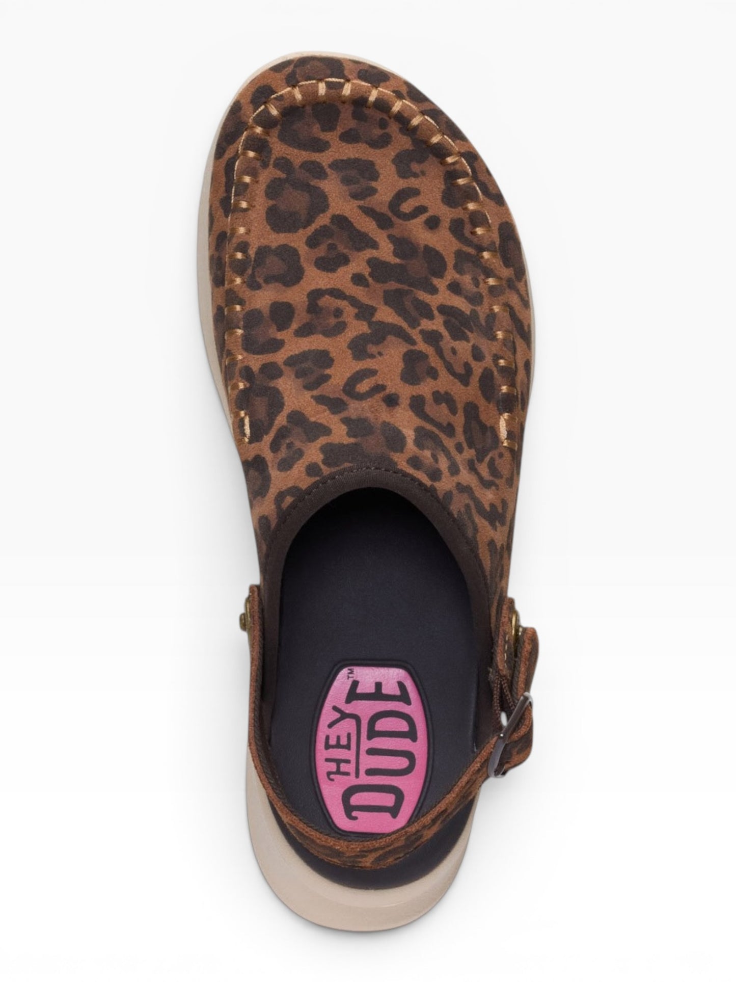 HEY DUDE DELRAY CLOG 2GA LEOPARD