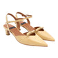 ANGEL ALARCON 050480A CHANEL CON FIOCCHETTO IN PELLE LUCIDA BEIGE
