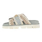 MOU BIO SANDAL BICOLOR VERDE/BEIGE (TEA)