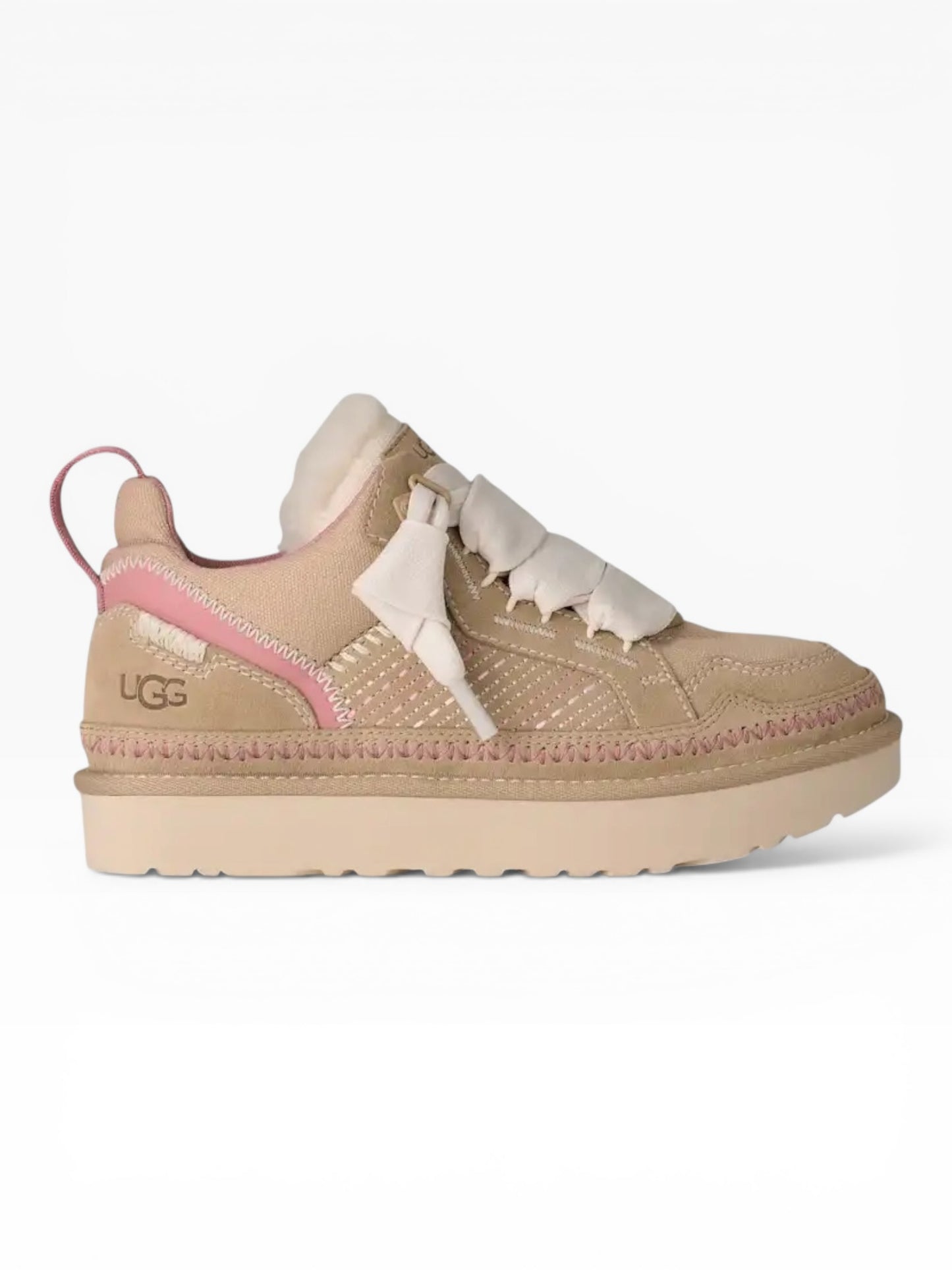 UGG SNEAKERS LOWMEL MEADOW BEIGE/ROSA