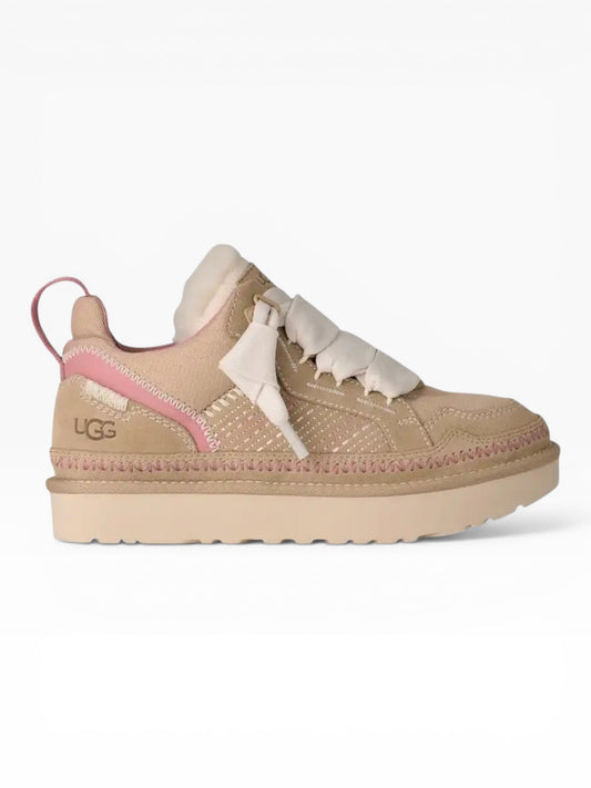 UGG SNEAKERS LOWMEL MEADOW BEIGE/ROSA