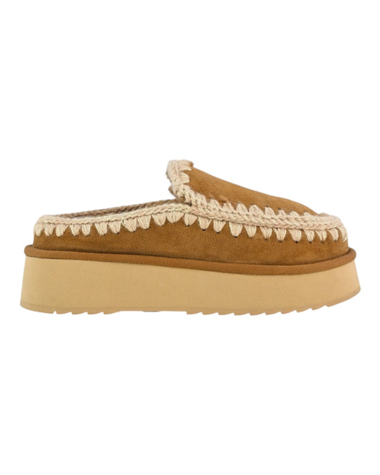 MUO ESKIMO PLATFORM CLOG MARRONE