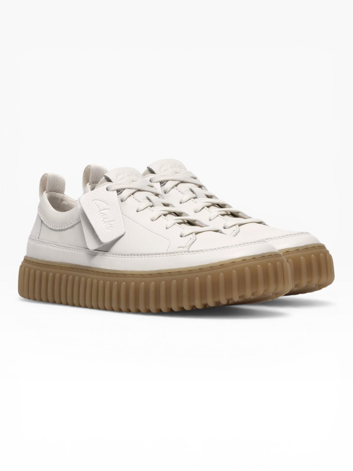 CLARKS TORHILL LACE BIANCO