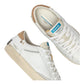 CRIME LONDON DISTRESSED IN PELLE BIANCA/BEIGE