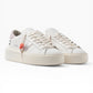 DATE HILL LOW PLATFORM CALF WHITE/PINK