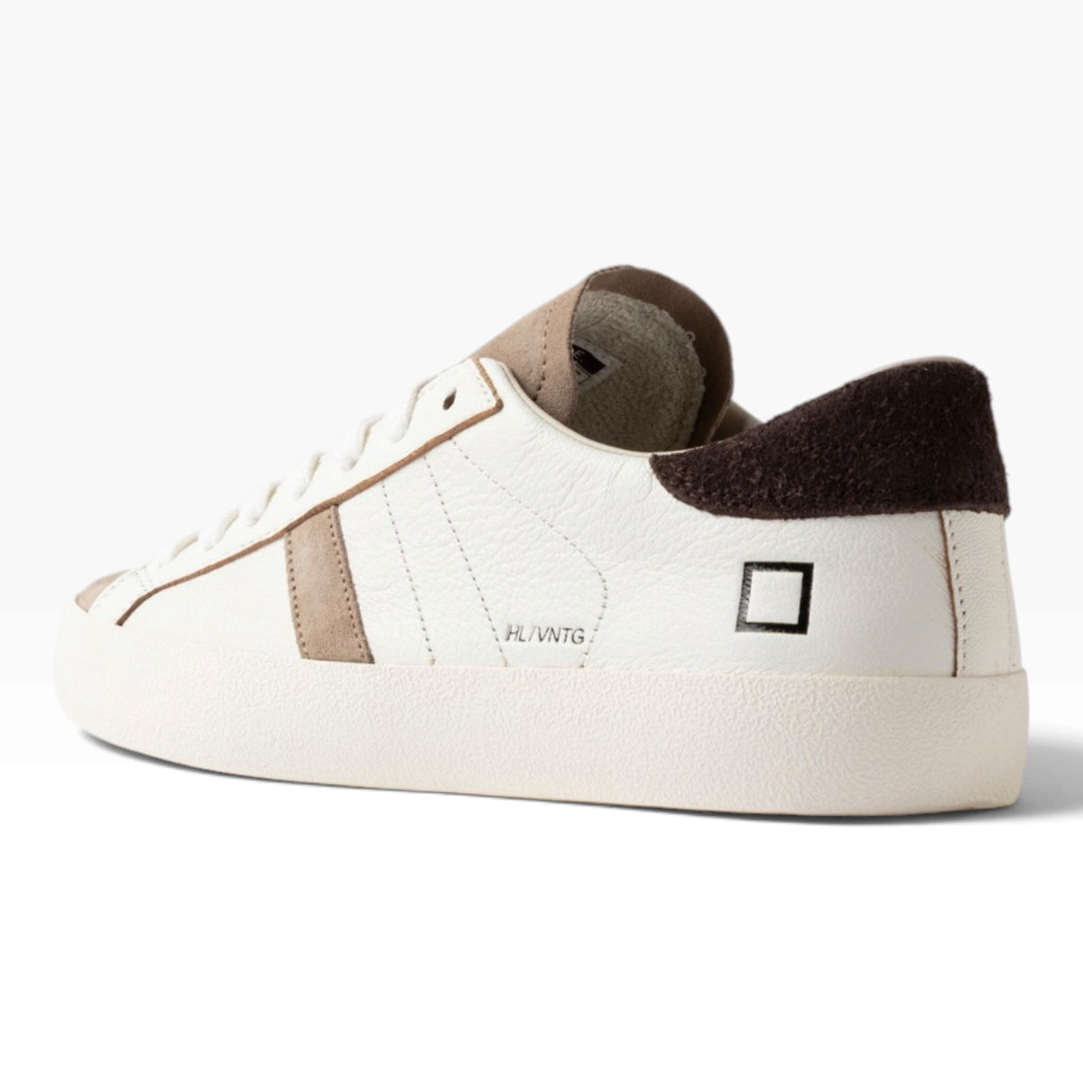 DATE HILL LOW VINTAGE BIANCO/ MARRONE