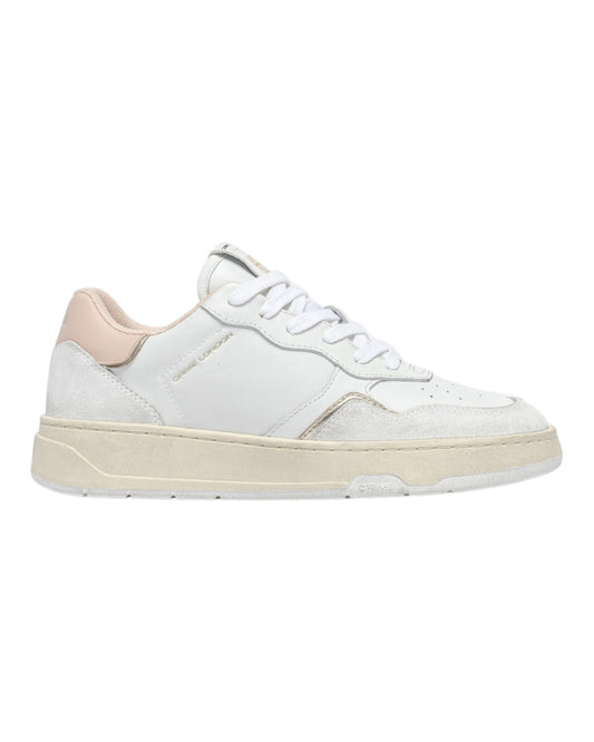 CRIME TIMELESS IN PELLE BIANCA/ROSA