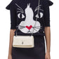 MARC JACOBS THE DUAL CHAIN MINI BAG IN PELLE PANNA